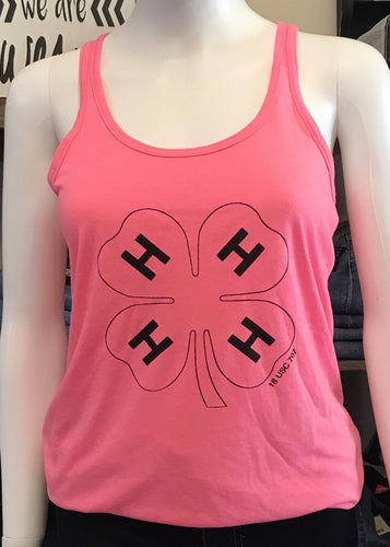 Pink 4-H Racerback Tank